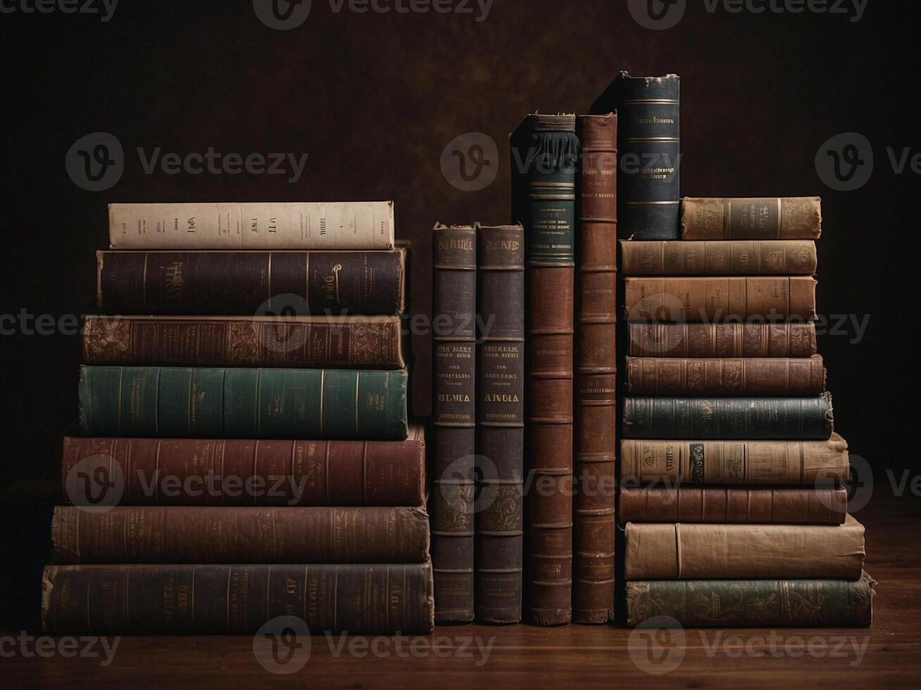 Vintage books antique photo