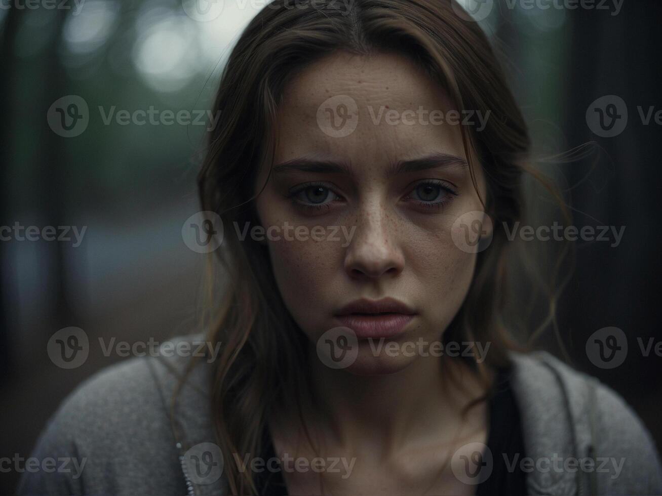 depression apathy woman photo