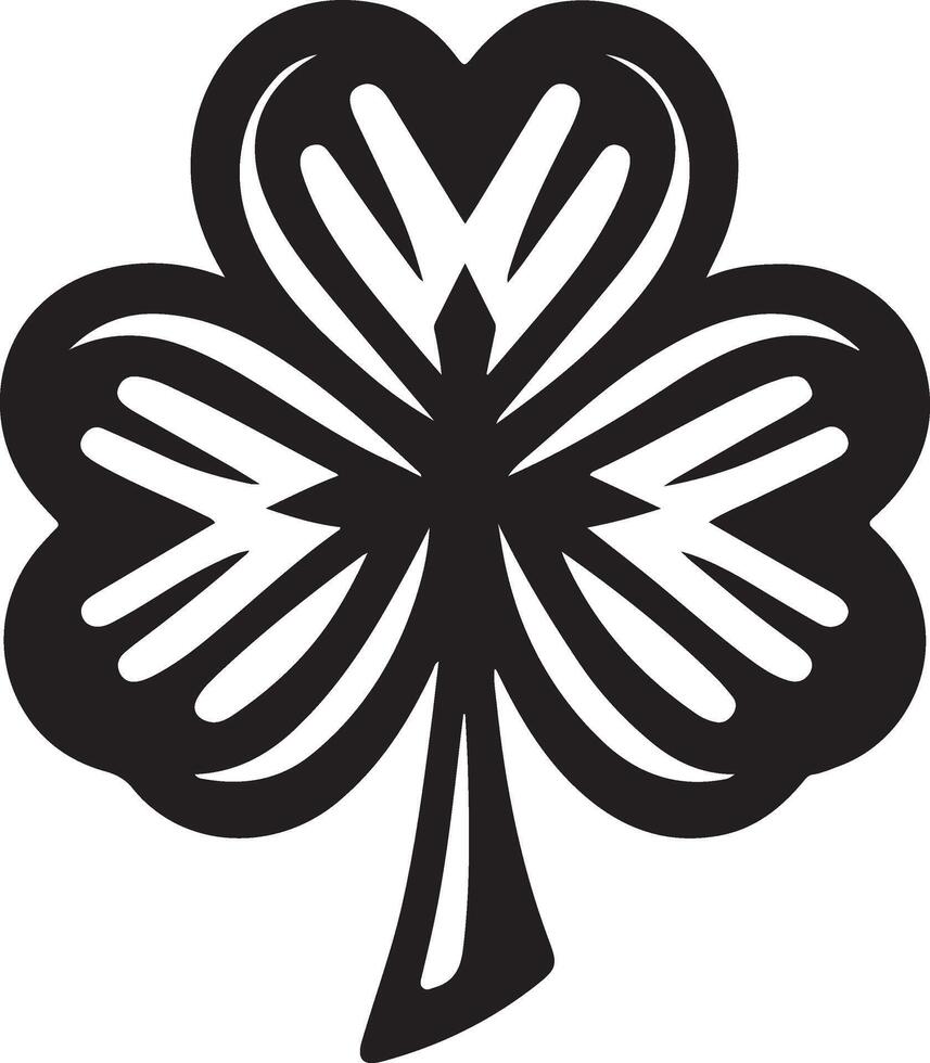 St. Patrick's Day Clover Icon vector