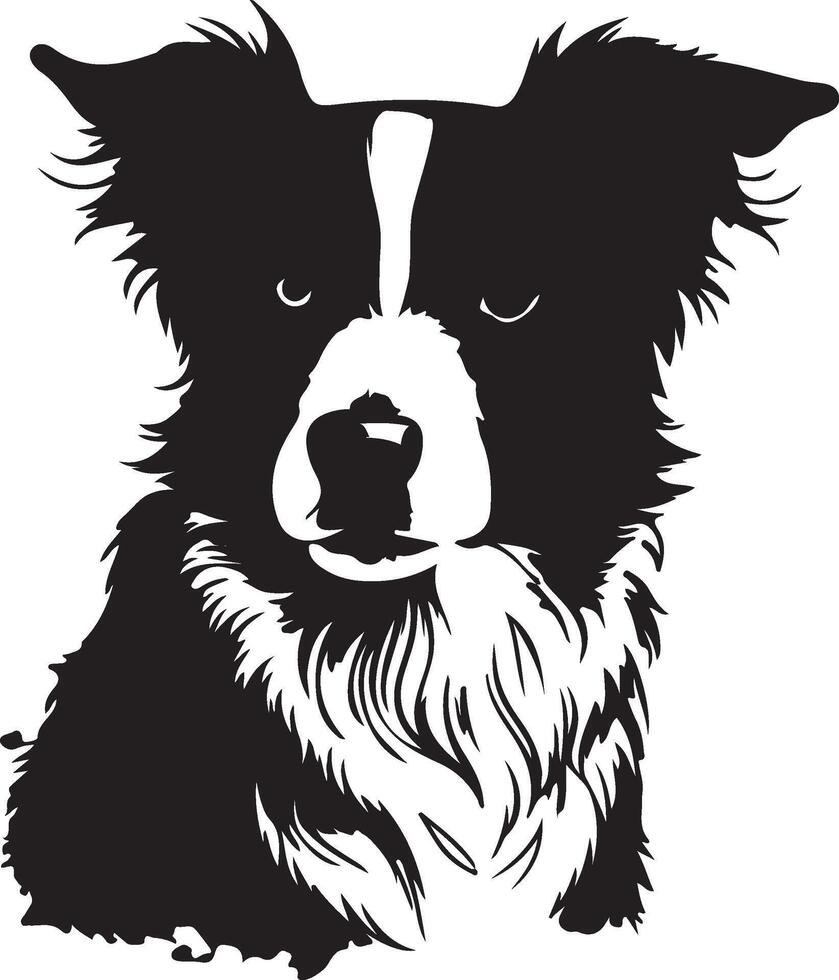 Dog illustration icon vector