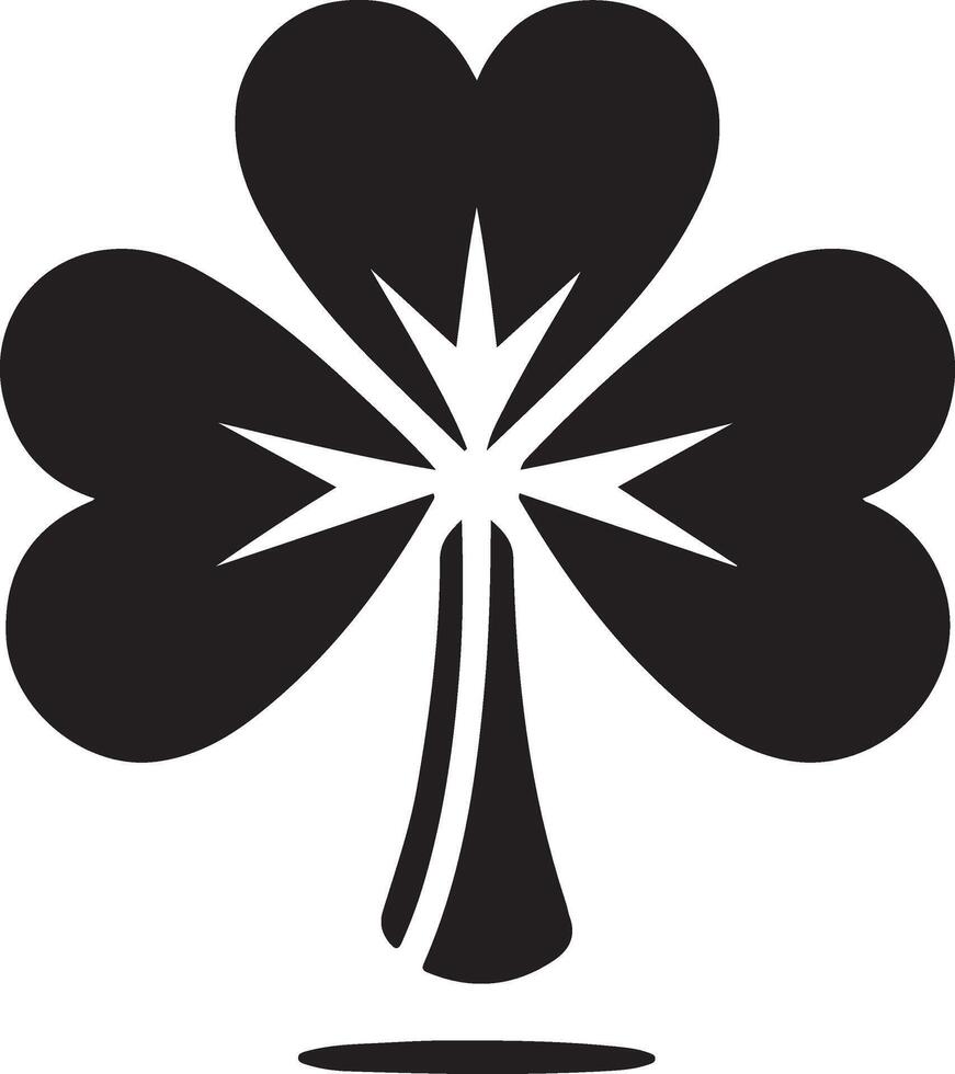 St. Patrick's Day Clover Icon vector