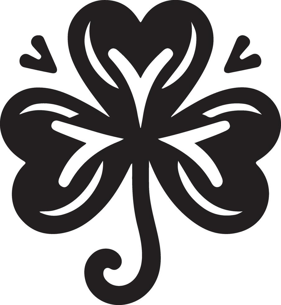 St. Patrick's Day Clover Icon vector