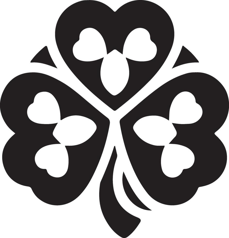 St. Patrick's Day Clover Icon vector