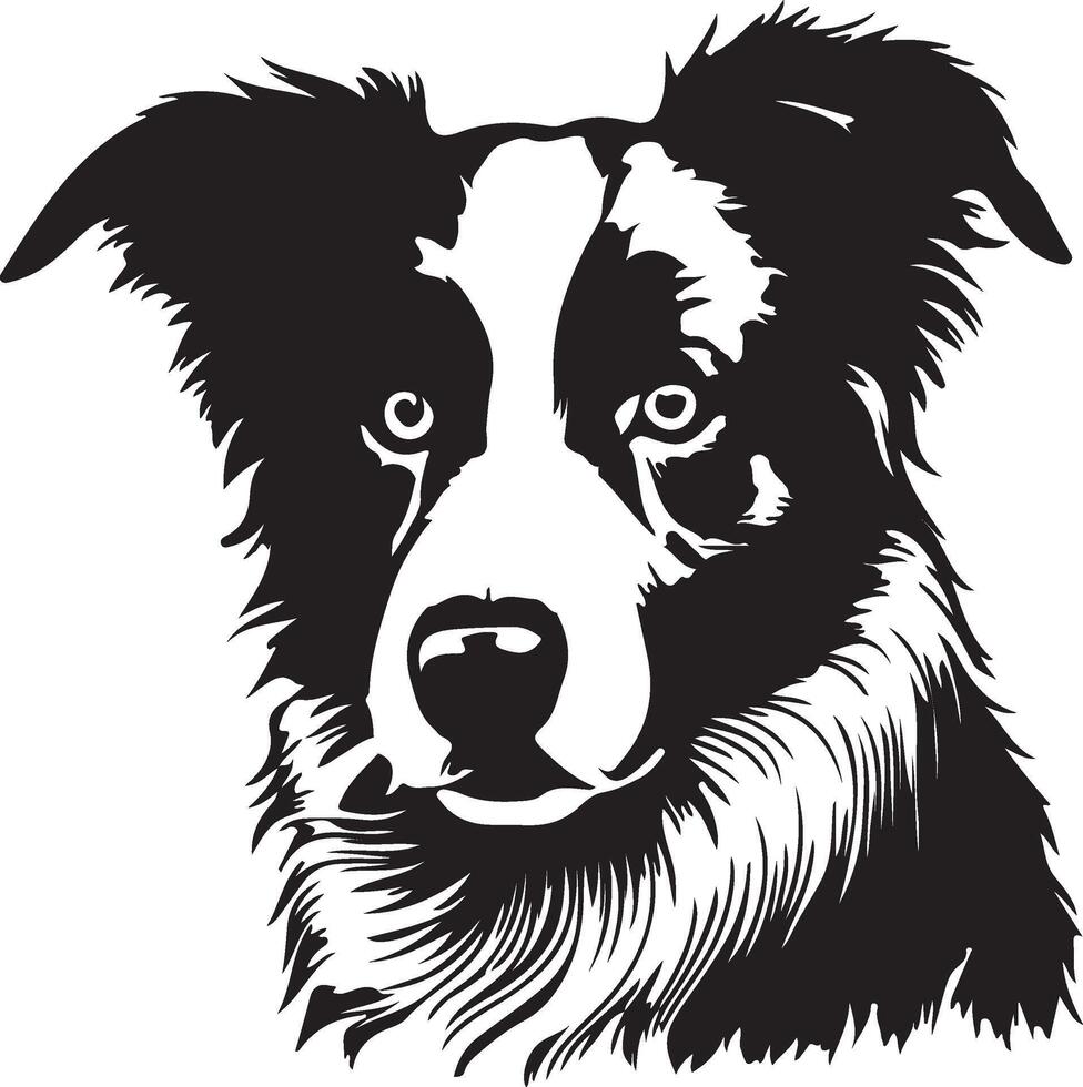 Dog illustration icon vector