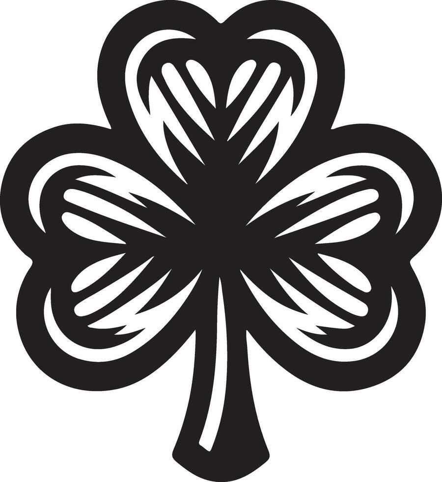 St. Patrick's Day Clover Icon vector