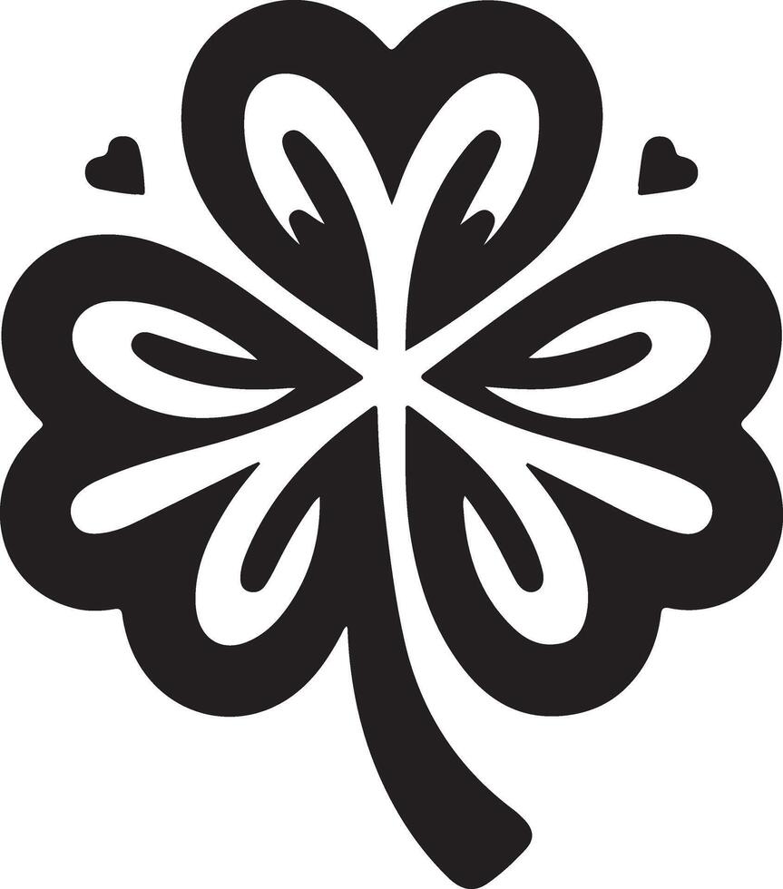 St. Patrick's Day Clover Icon vector