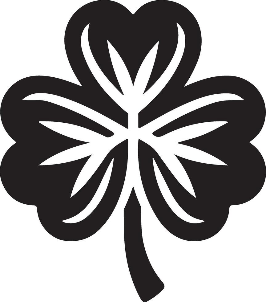 St. Patrick's Day Clover Icon vector