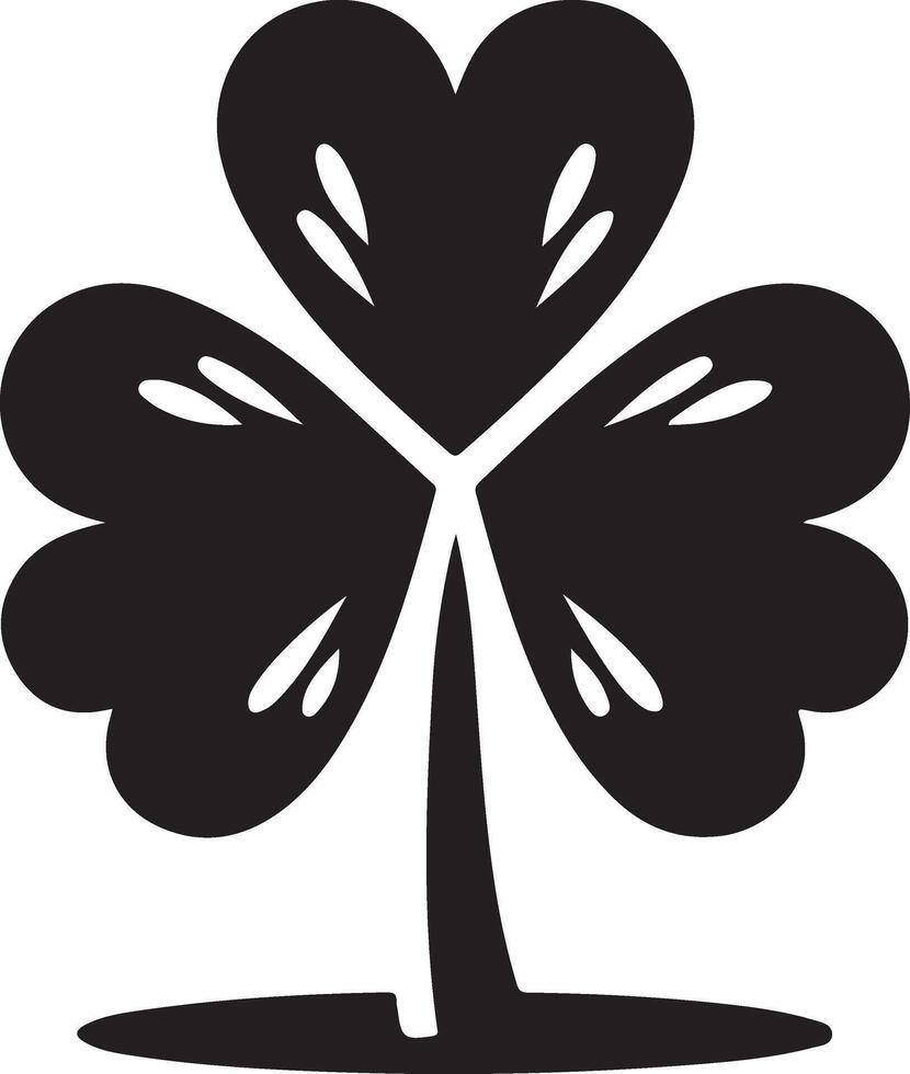 St. Patrick's Day Clover Icon vector