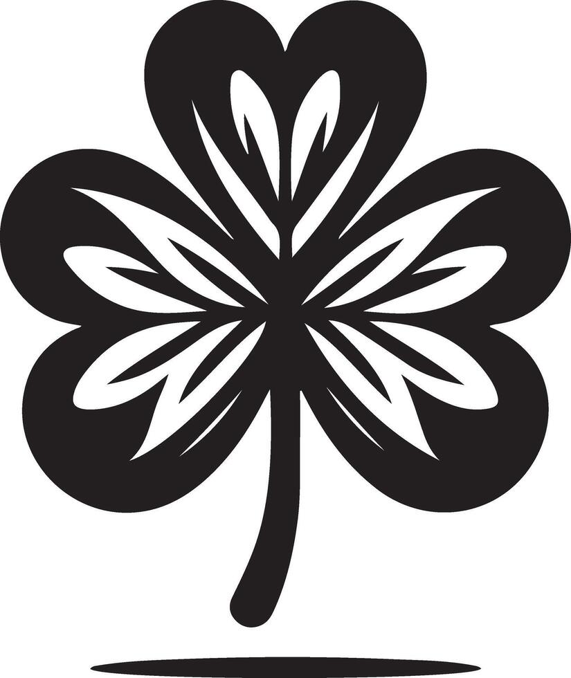 St. Patrick's Day Clover Icon vector