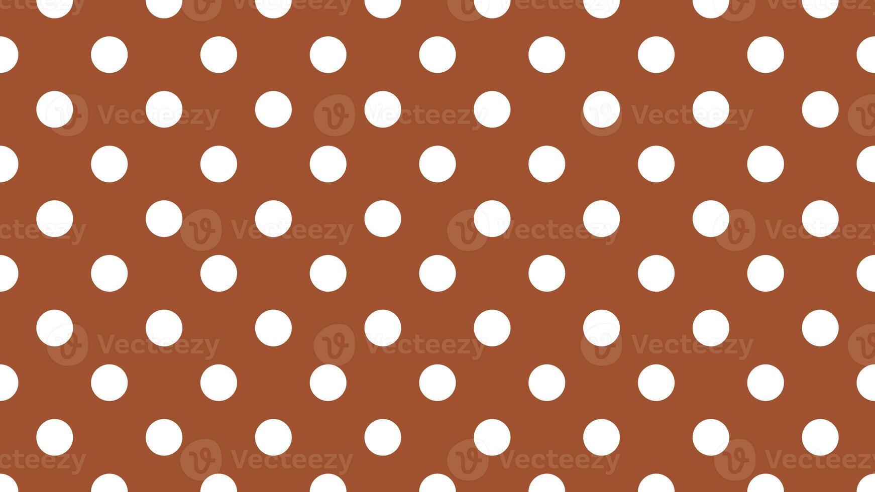 white color polka dots over sienna brown background photo