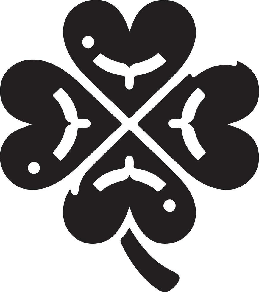 St. Patrick's Day Clover Icon vector