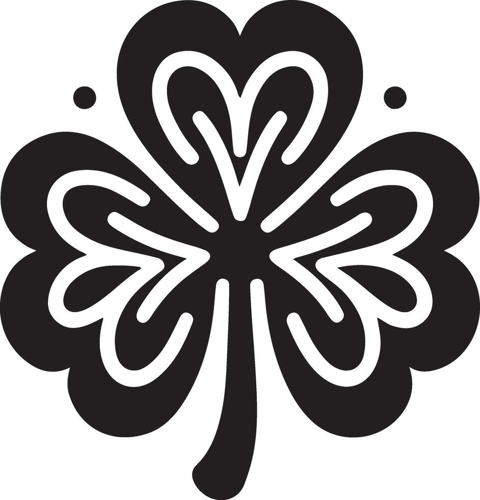 St. Patrick's Day Clover Icon vector