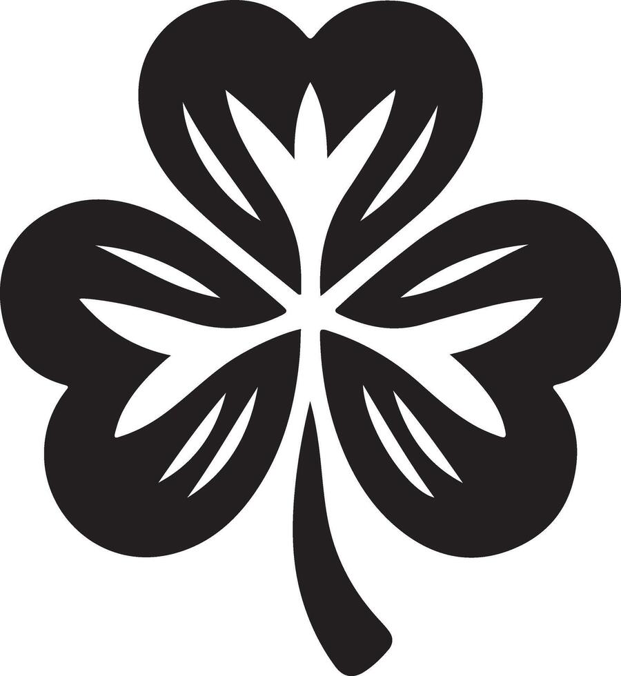St. Patrick's Day Clover Icon vector