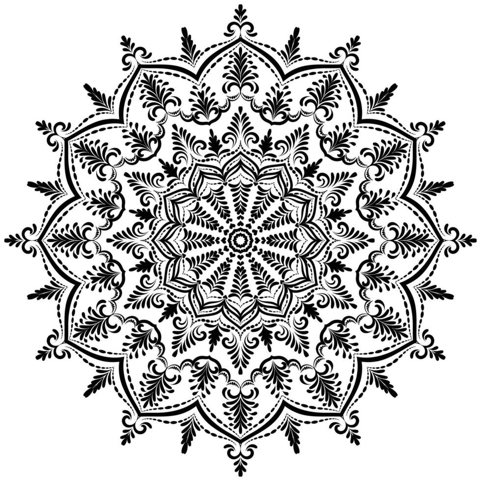 Luxury, Elegant and creative mandala pattern design vector
