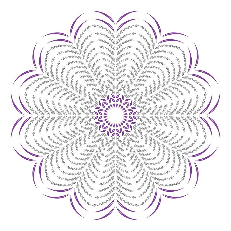 Luxury, Elegant and creative mandala pattern design vector
