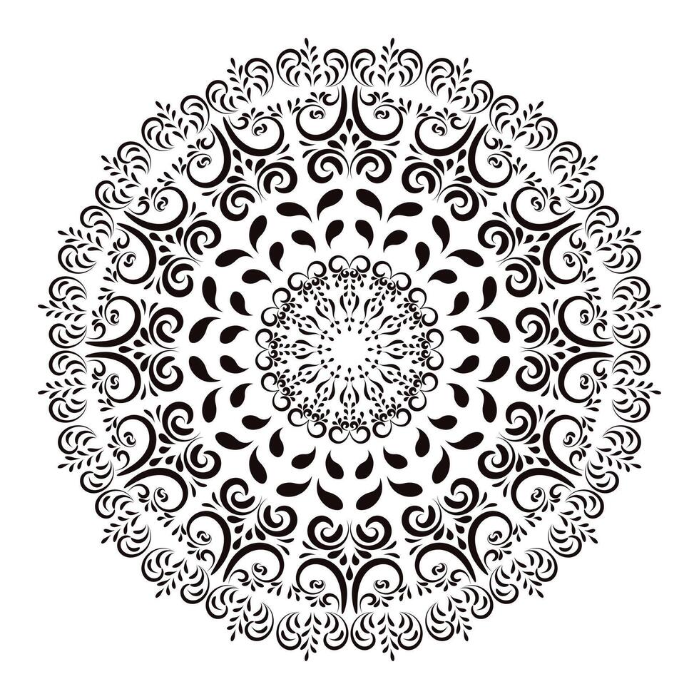 Luxury, Elegant and creative mandala pattern design vector