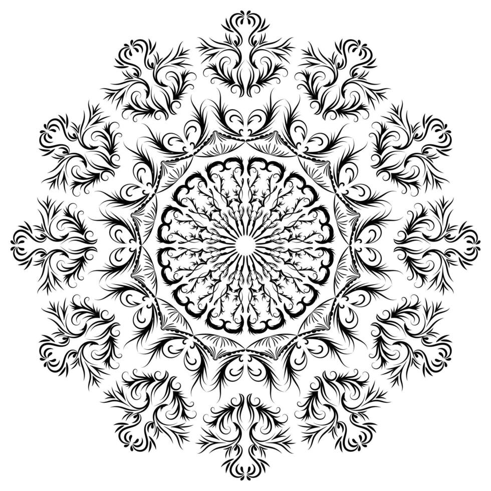 Luxury, Elegant and creative mandala pattern design vector