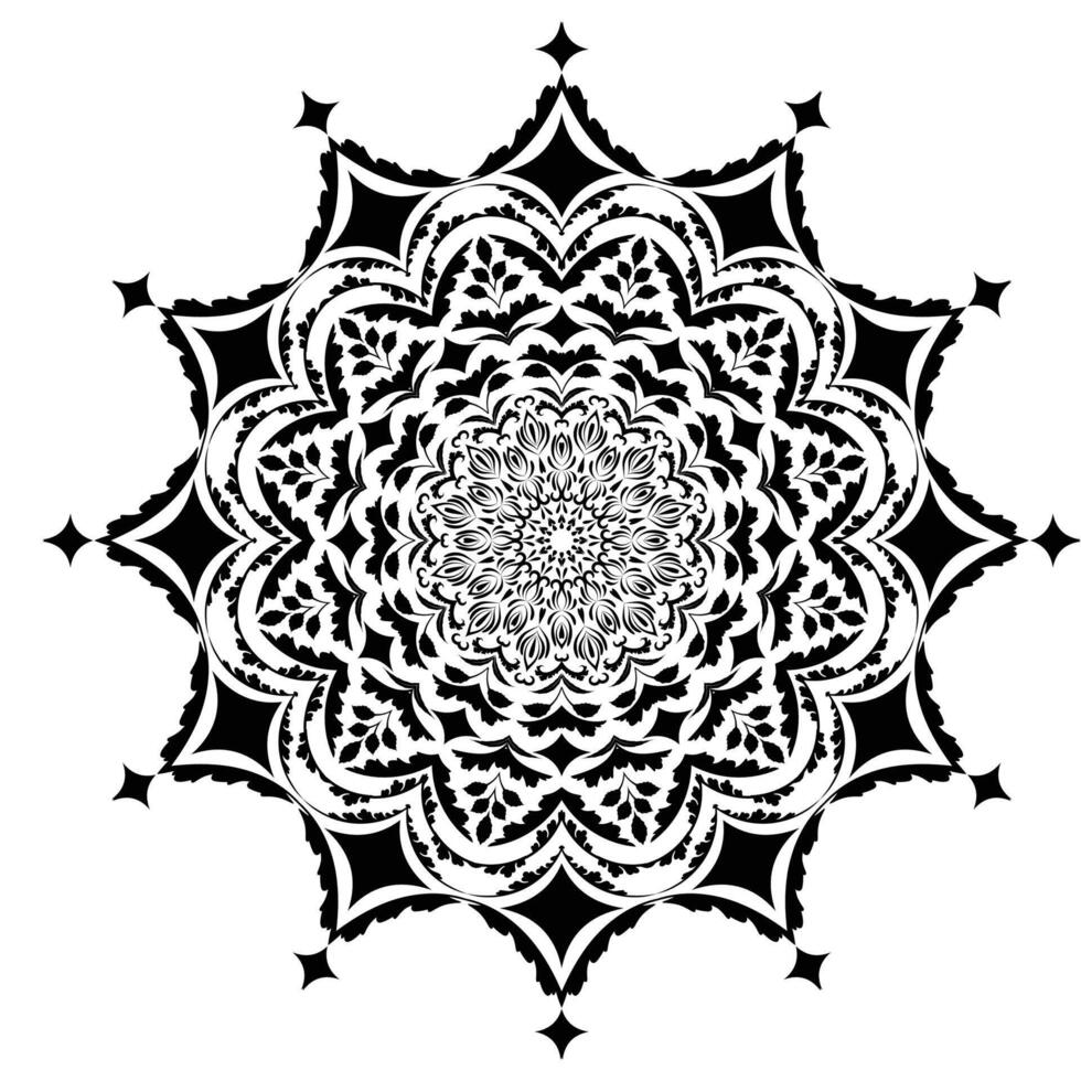Luxury, Elegant and creative mandala pattern design vector