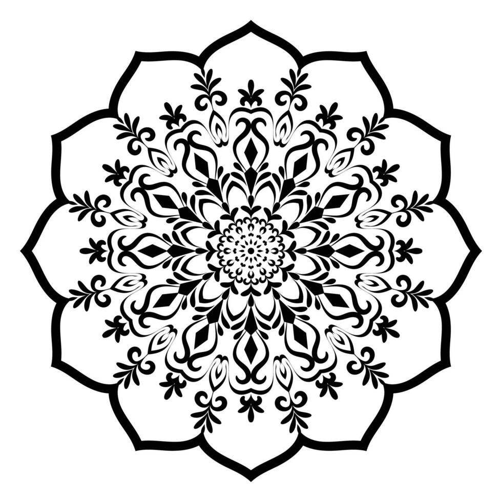 Luxury, Elegant and creative mandala pattern design vector