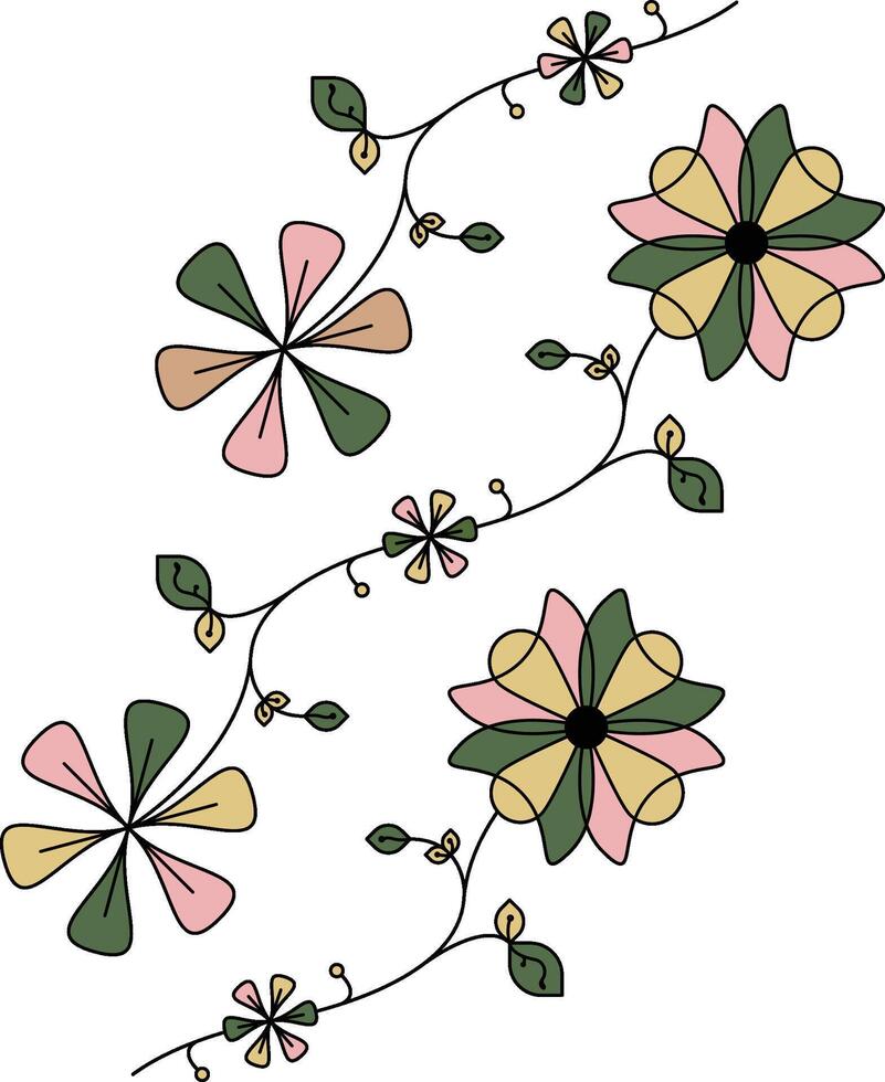 Botanical Floral Design vector