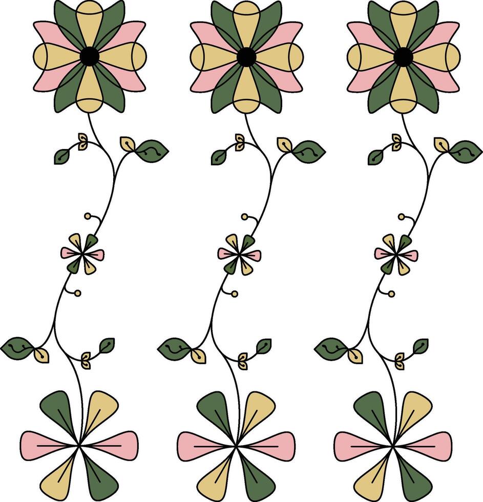 Botanical Floral Design vector