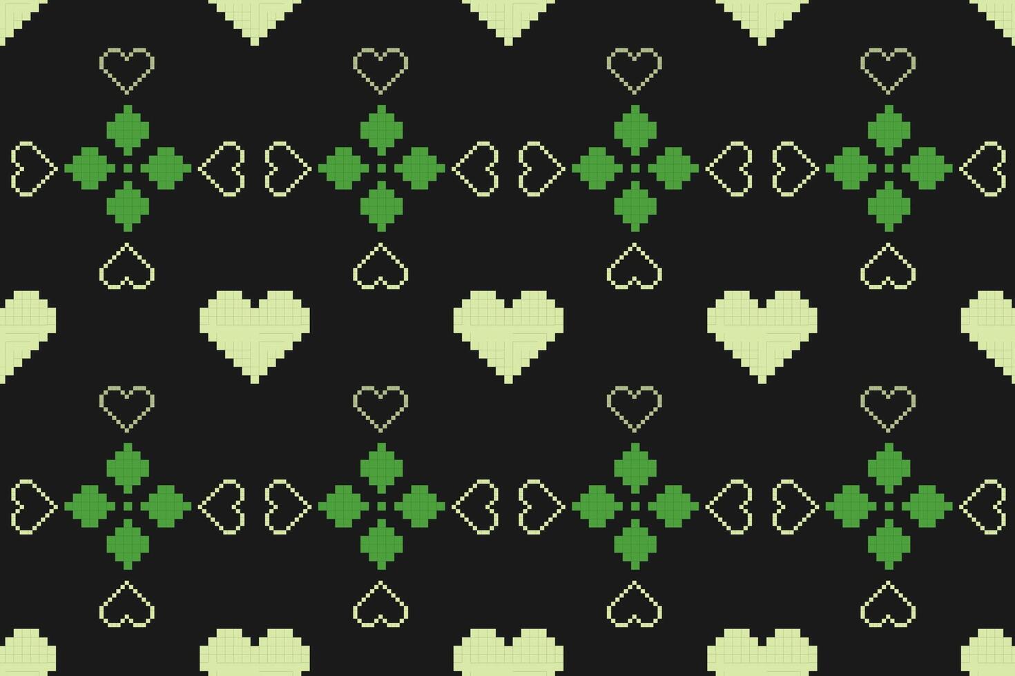 Pixel pattern ethnic oriental traditional. design fabric pattern textile African Indonesian Indian seamless Aztec style abstract illustration vector
