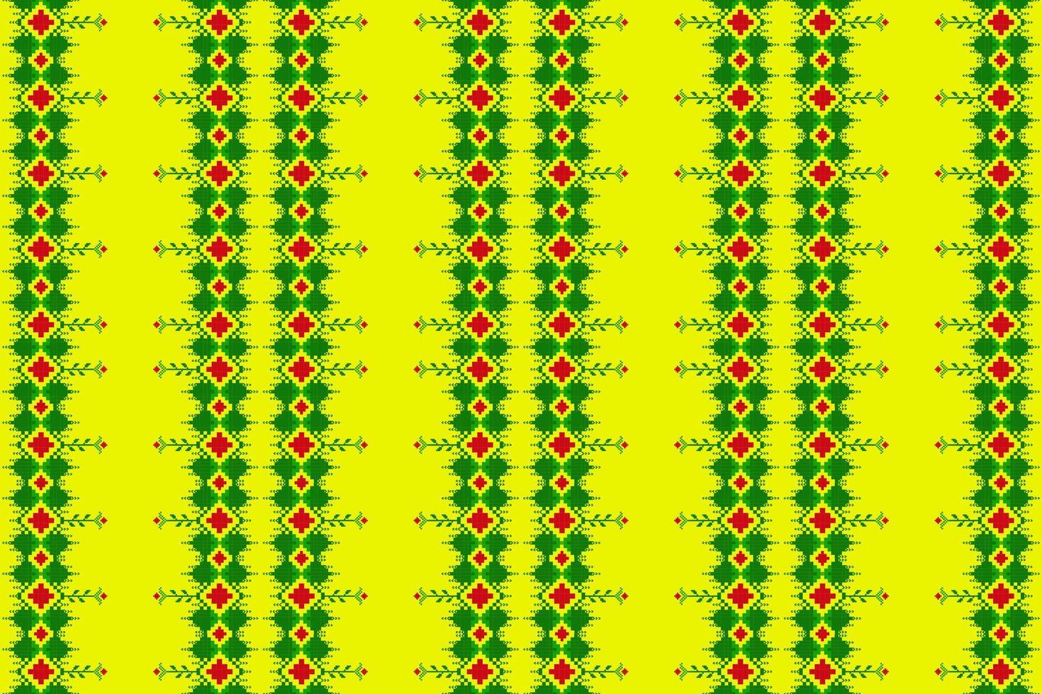 Pixel pattern ethnic oriental traditional design fabric pattern textile African Indonesian Indian seamless Aztec style abstract illustration vector
