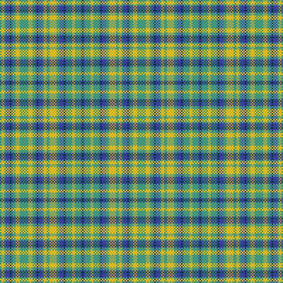 Tartan plaid pattern with texture. vector