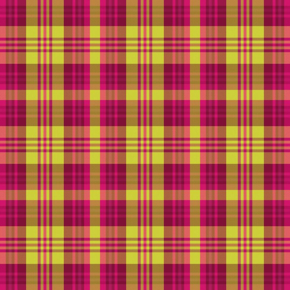 Tartan plaid pattern with texture. vector