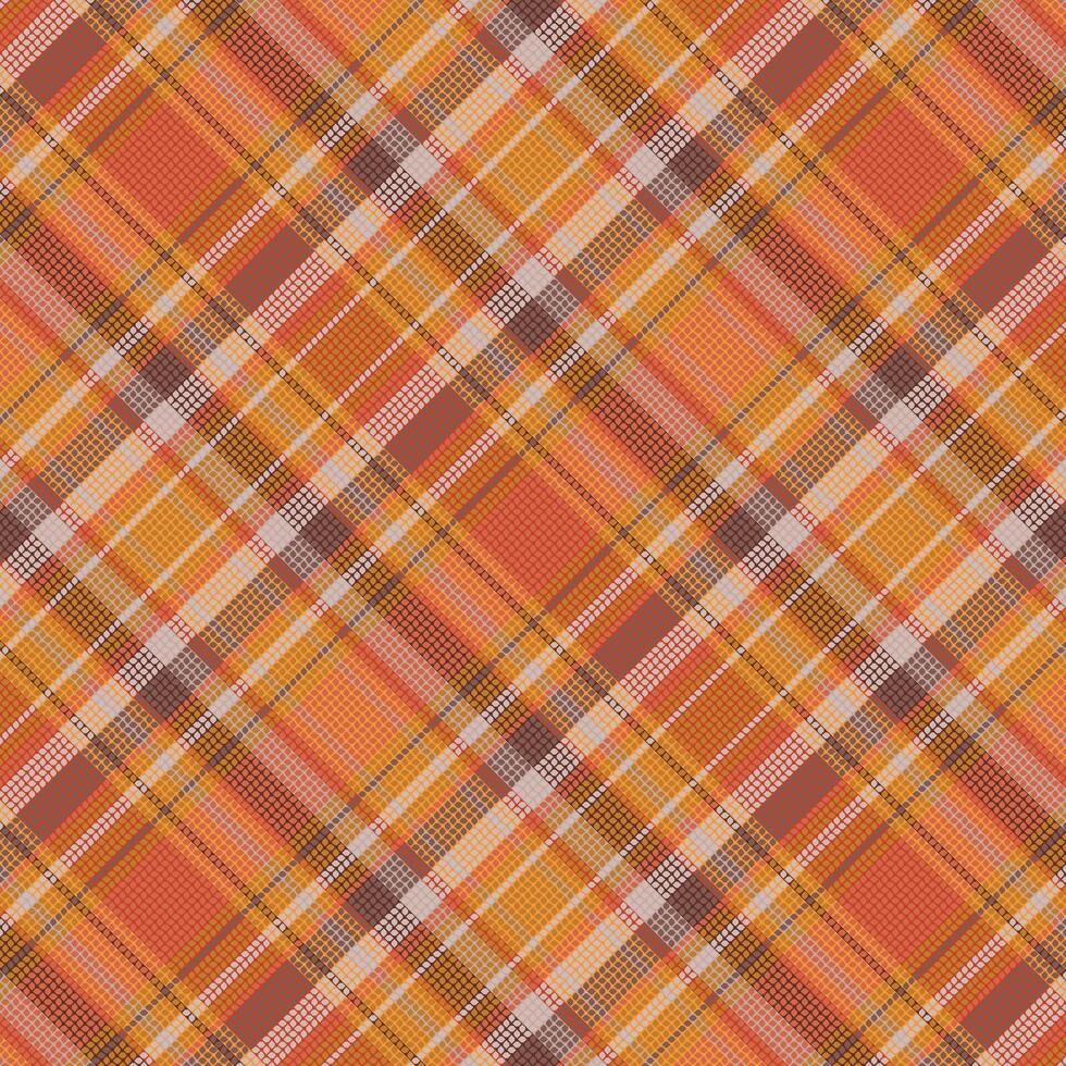 Tartan plaid pattern with texture. vector