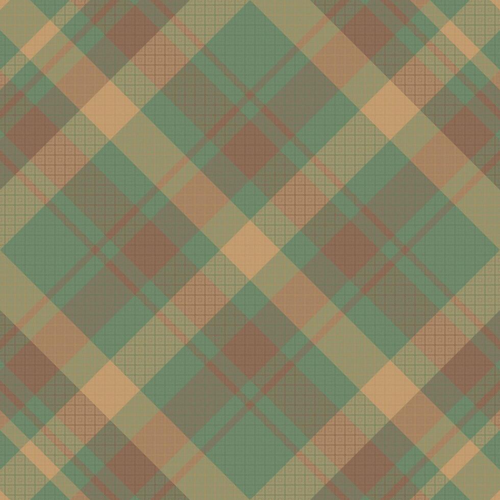 Tartan plaid pattern with texture. vector
