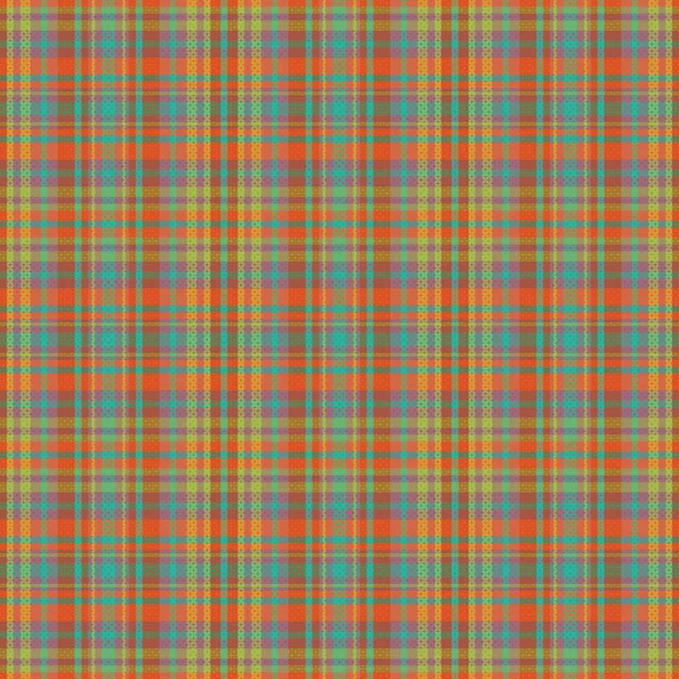 Tartan plaid pattern with texture. vector