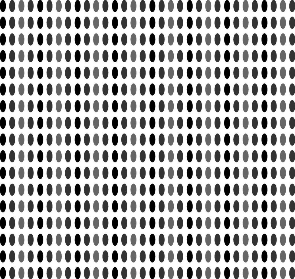 Seamless texture in the form of a monochrome pattern of gray ovals on a white background vector