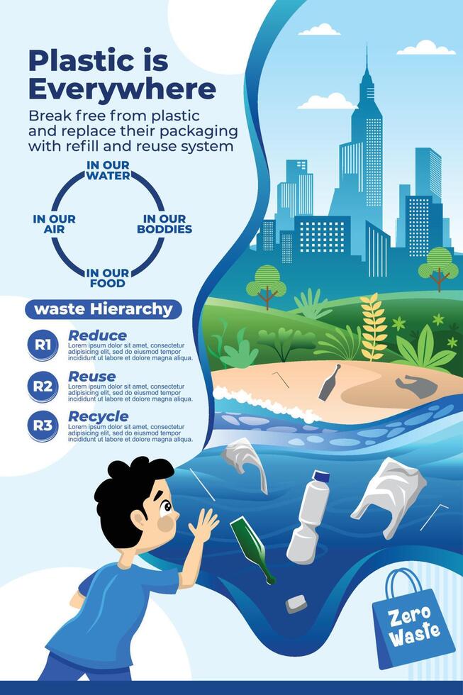 Environmental concept banner background. Go Green Save the world illustration vector
