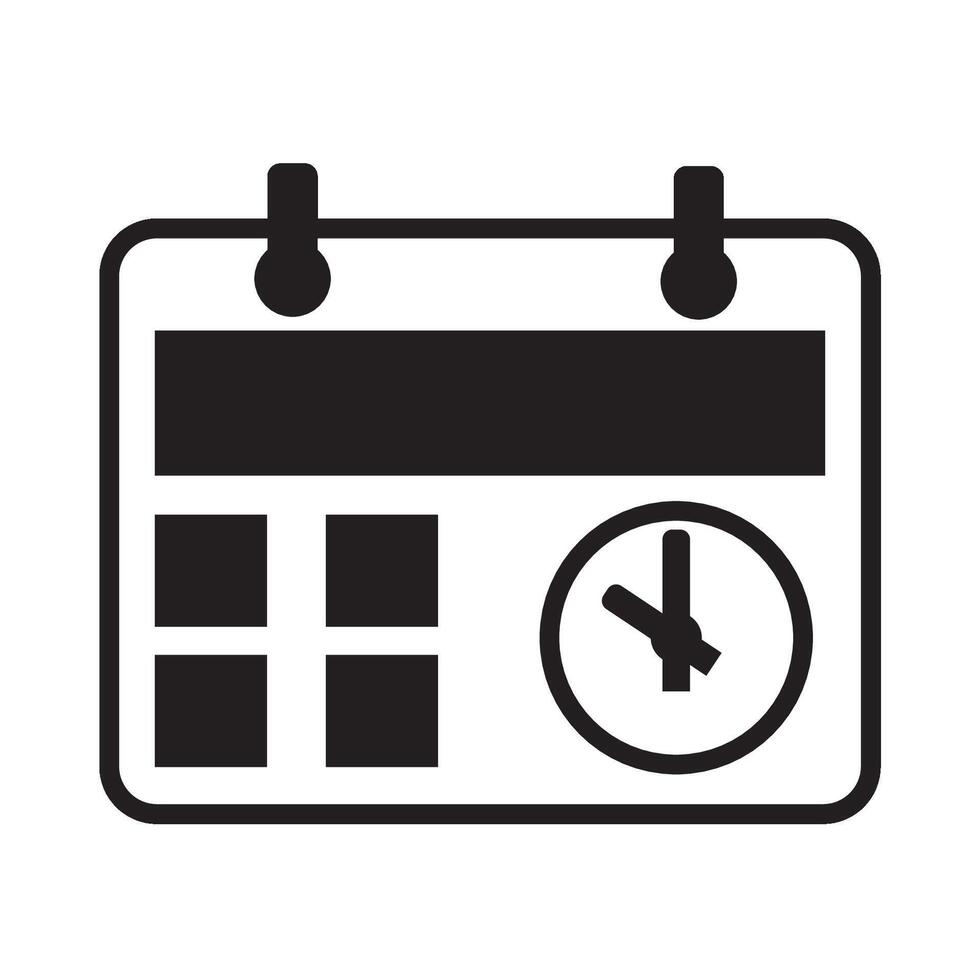 deadline icon illustration design template vector