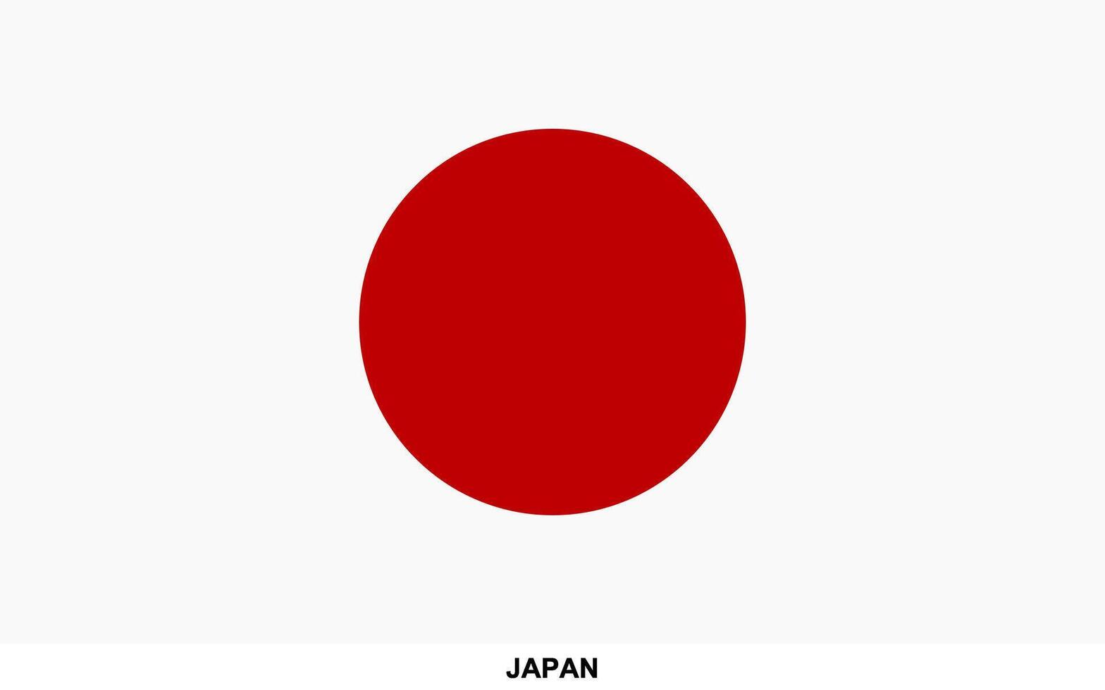 Flag of JAPAN, JAPAN national flag vector