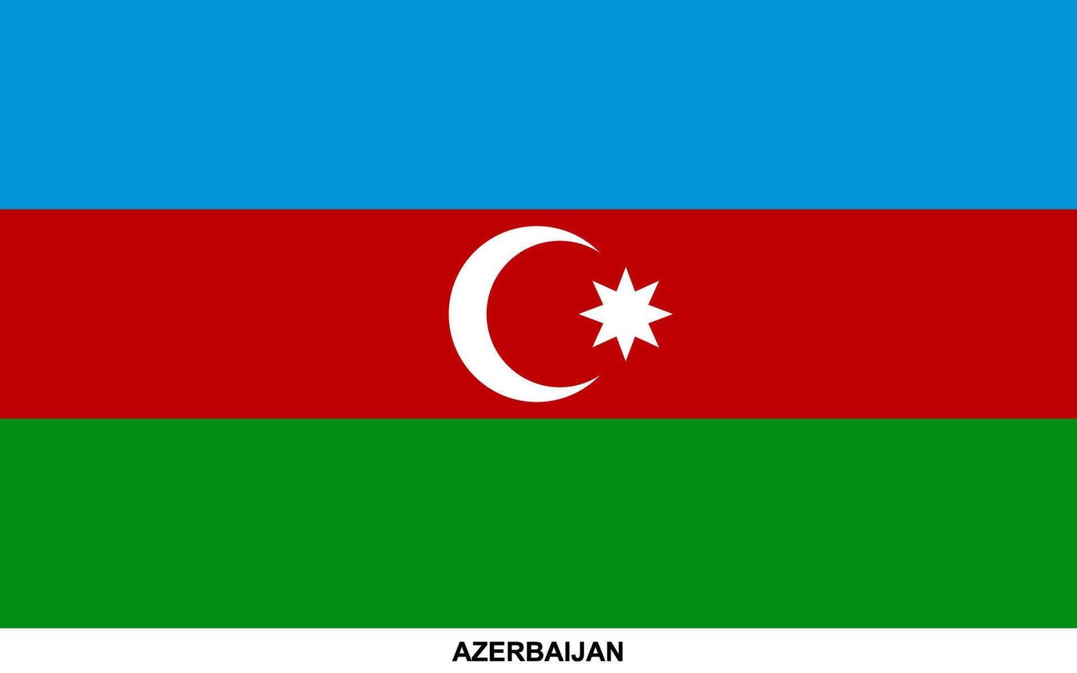 Flag of AZERBAIJAN, AZERBAIJAN national flag vector