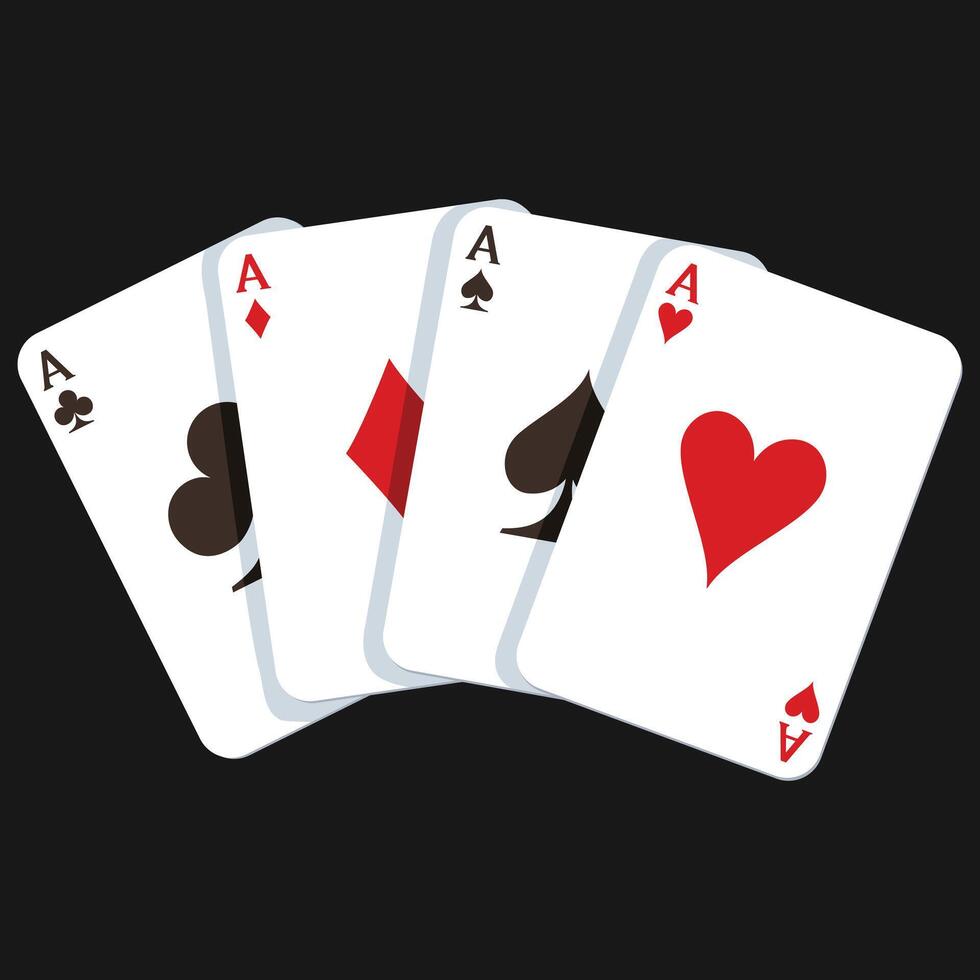 Playing card spade are stacked clipart vector