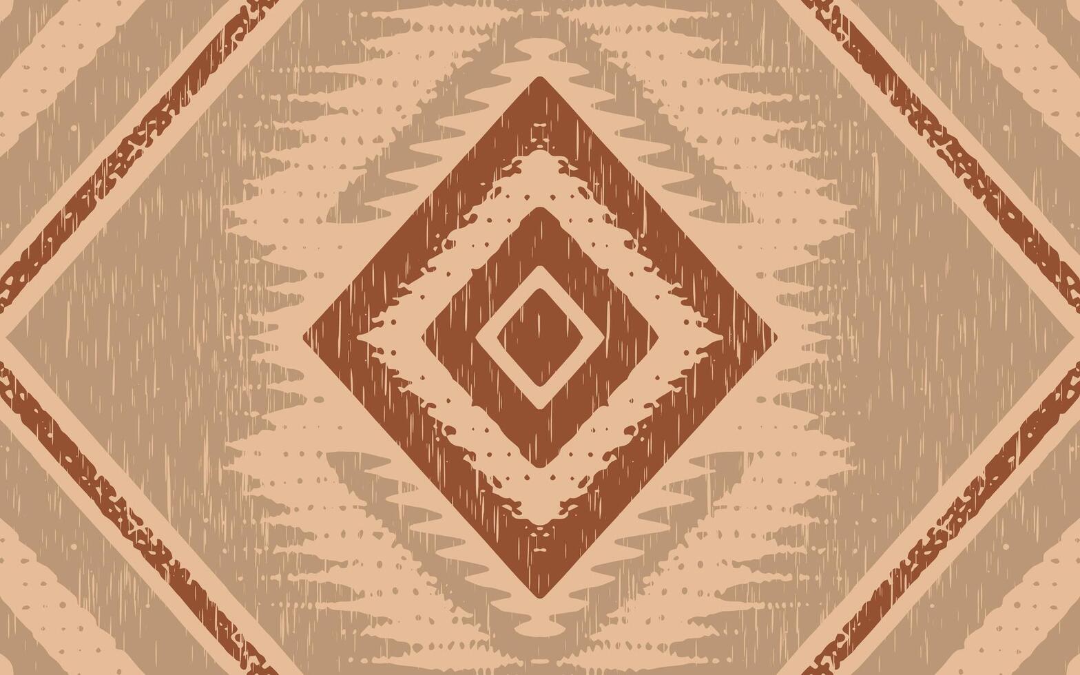 Ethnic abstract ikat art. Seamless pattern in tribal, folk embroidery, and Mexican style. Aztec geometric art vector