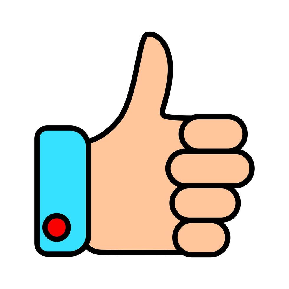 Like line icon. Thumb up, trump up, excellent, nice, good, exYour vote is important to us, confirmation, evaluation, rating. Feedback concept vector