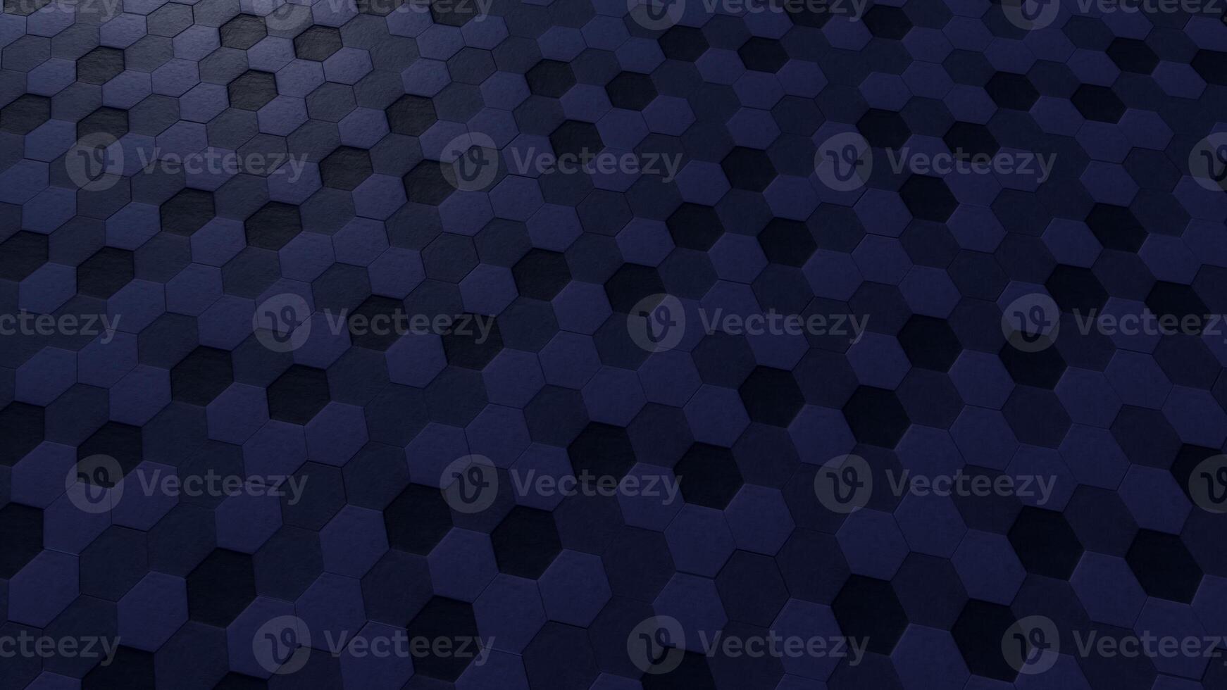 Hexagonal random pattern black for interior wallpaper background or cover photo