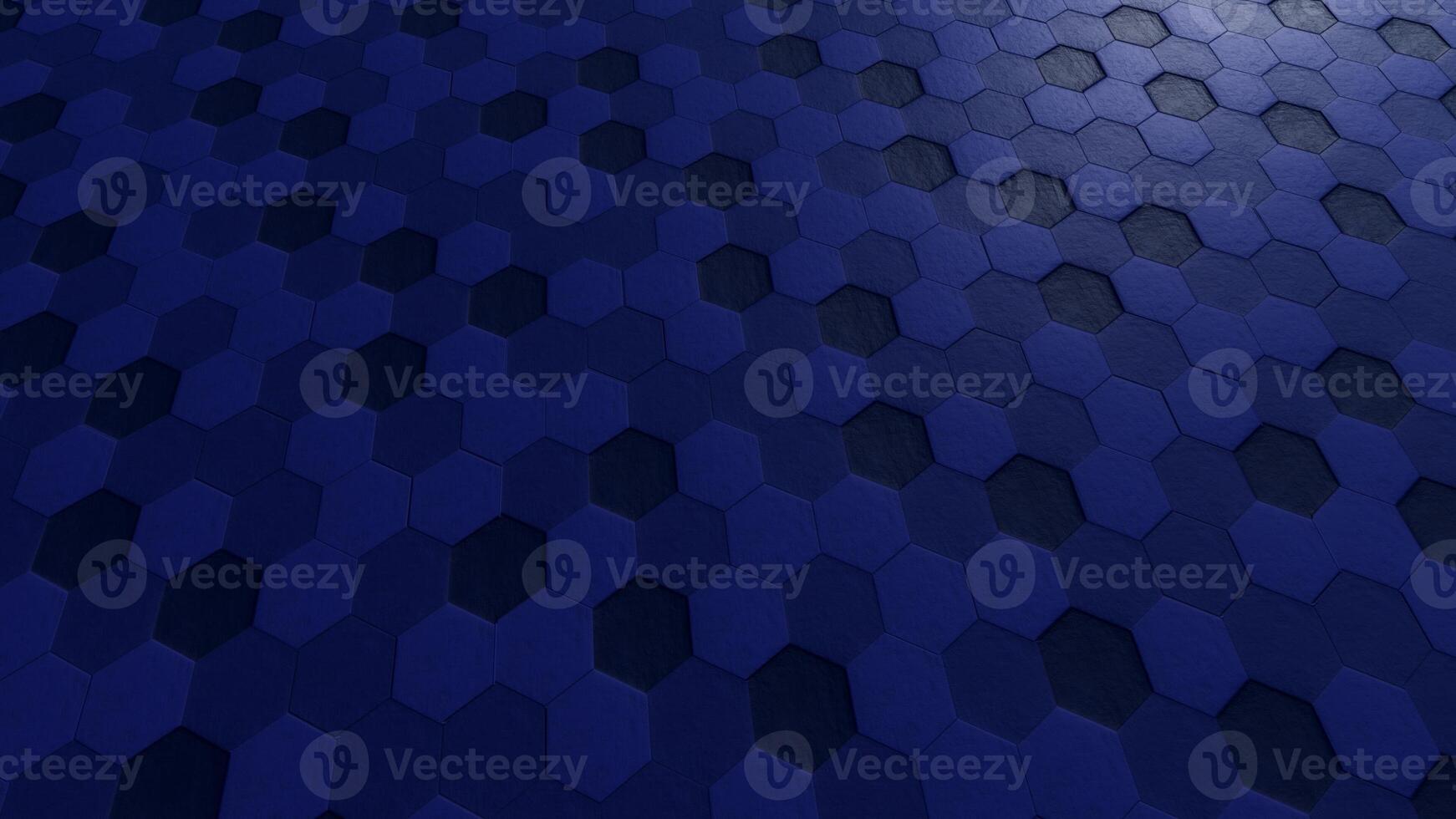 a blue background with hexagonal shapes photo