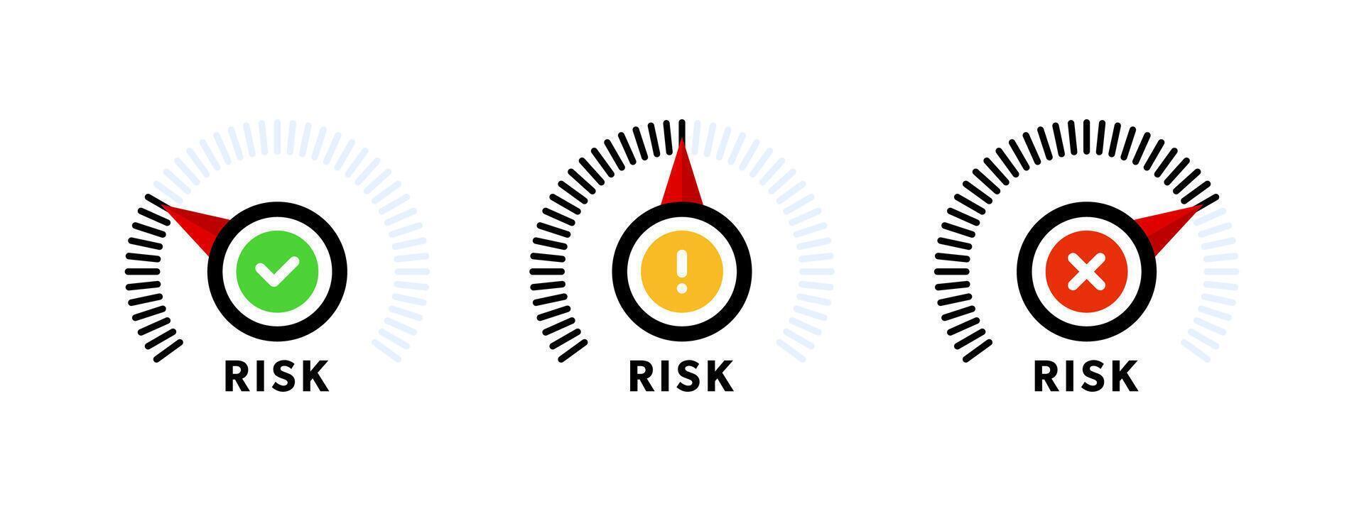 Risk Assessment. Navigating the Risk Landscape vector