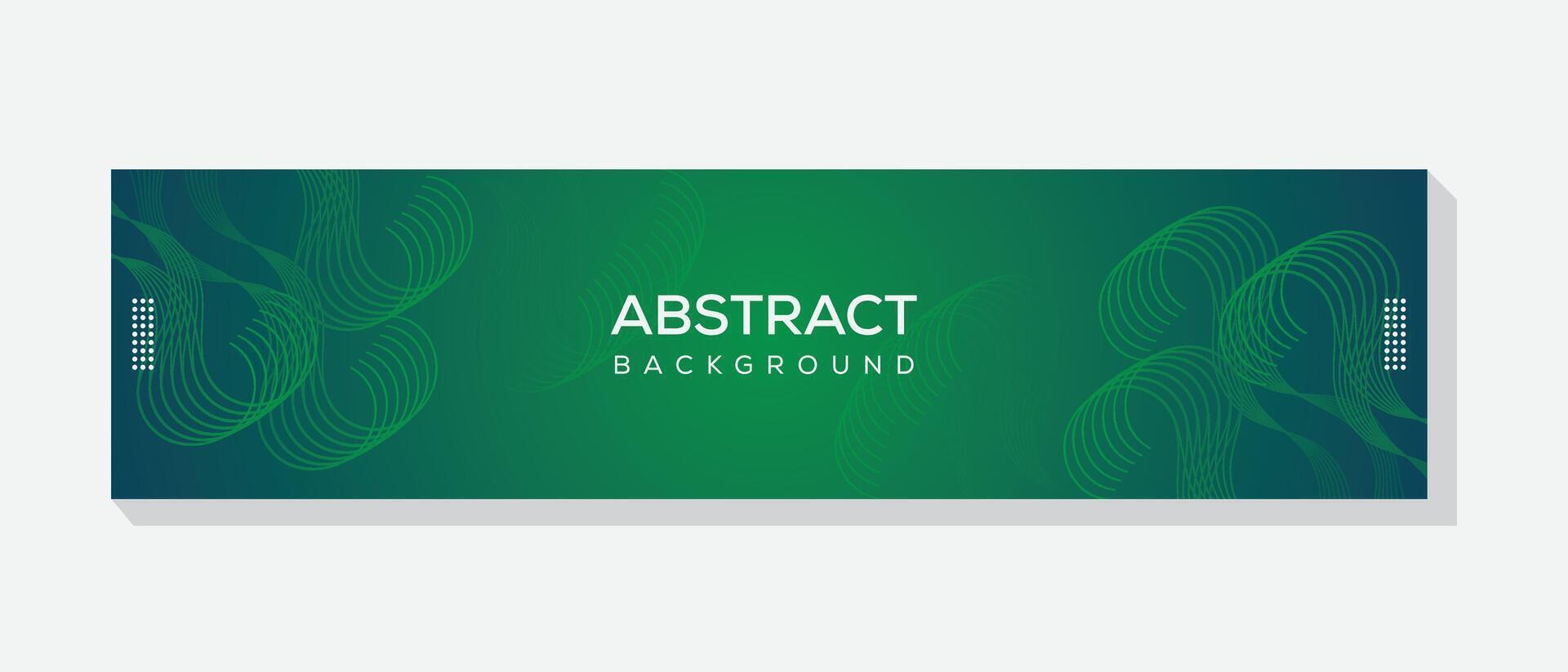 Social media cover banner template with an abstract technology design that is both imaginative and contemporary. vector