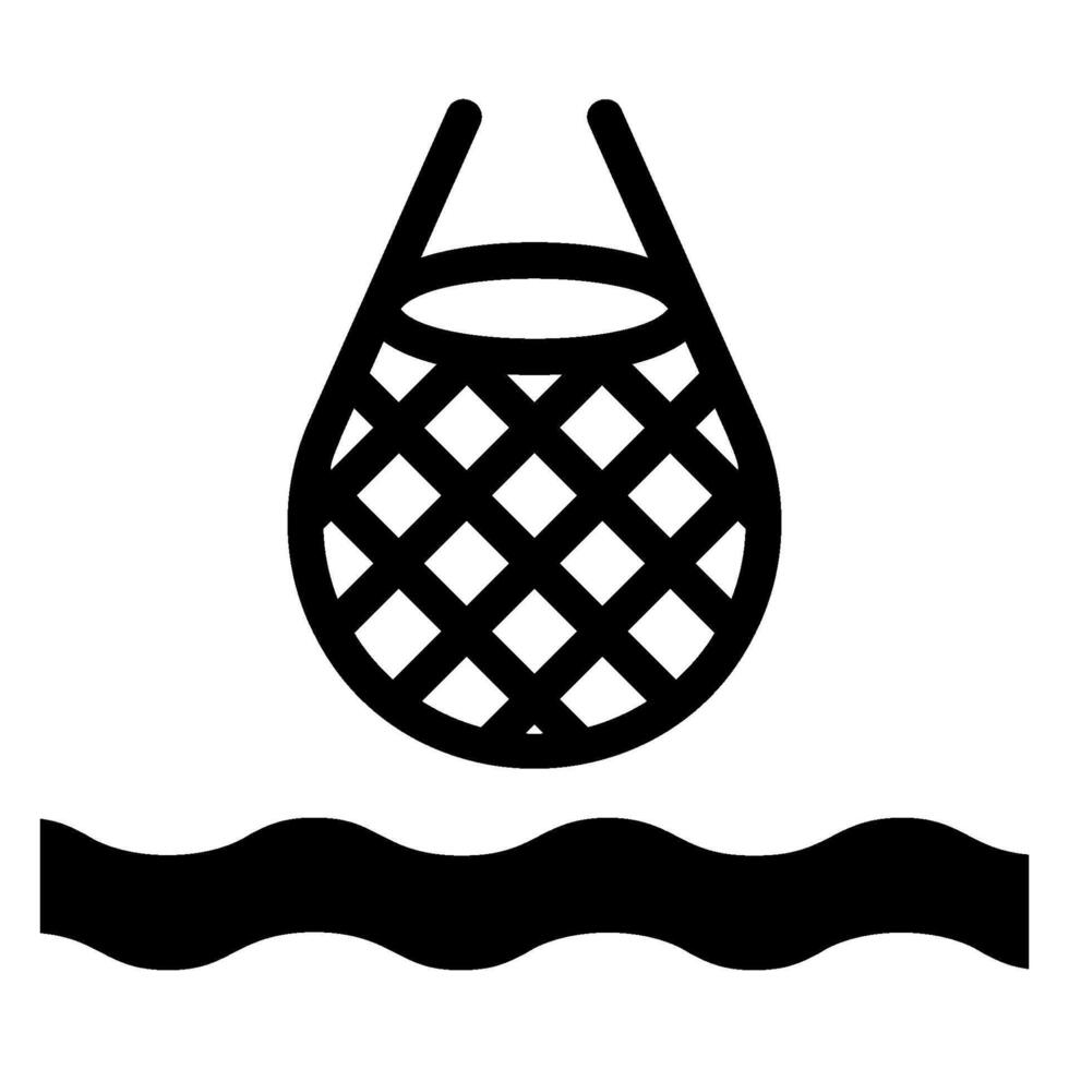 trap glyph icon vector