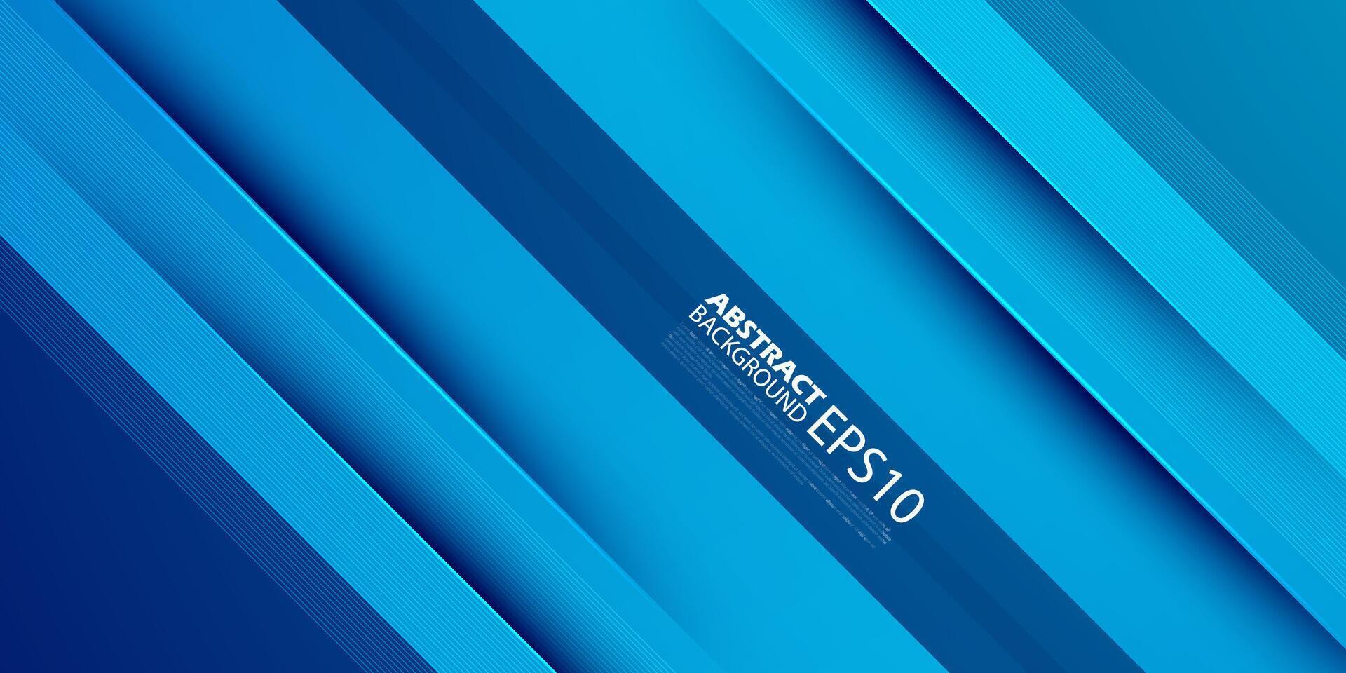 Geometric dark blue abstract background with overlap shadow and lights pattern background design. Eps10 vector