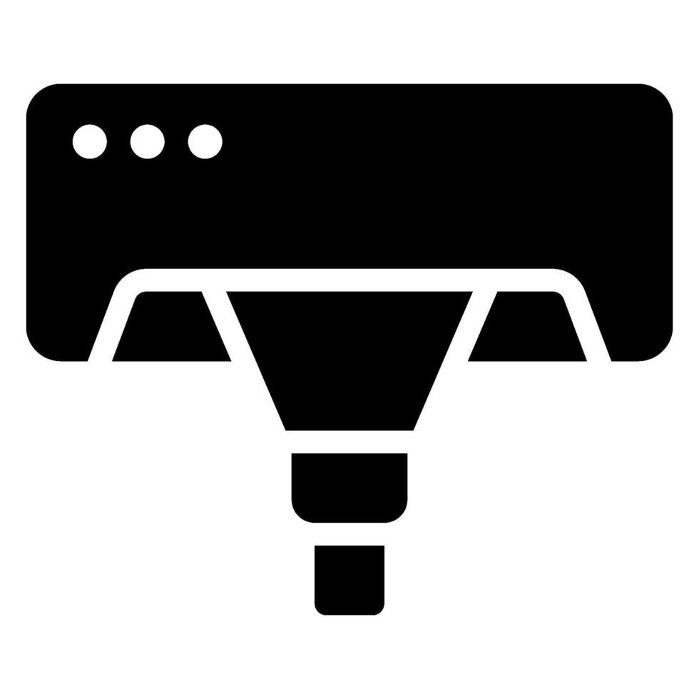 clean glyph icon vector