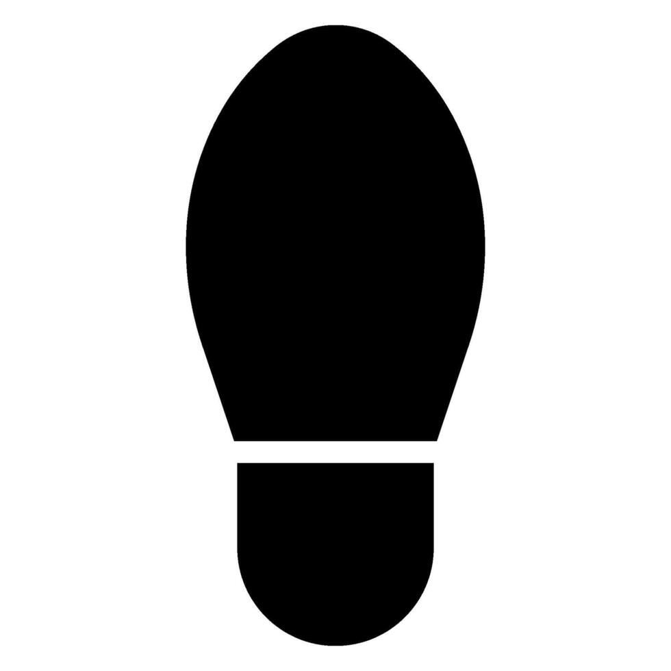 step glyph icon vector
