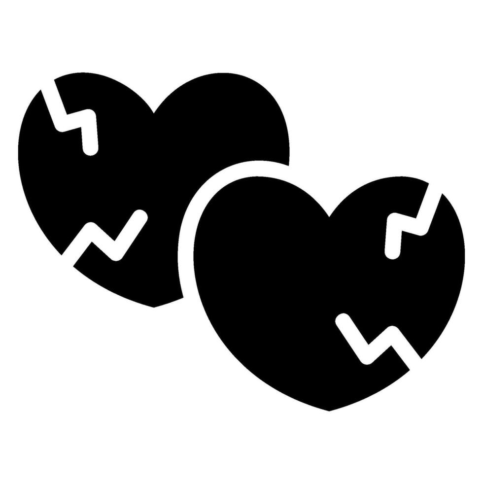 relationship glyph icon vector