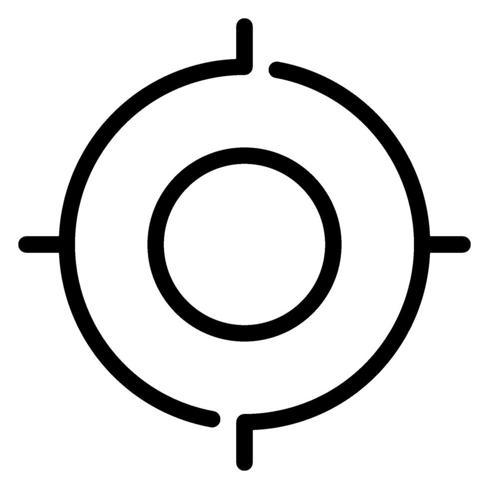 radar line icon vector